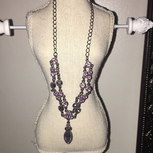 Pink/Purple simple necklace